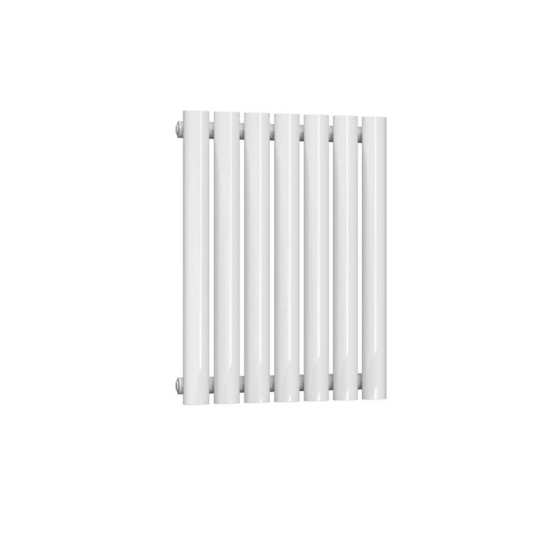 Reina Neval Single Horizontal Aluminium Radiator 600 x 404mm - White