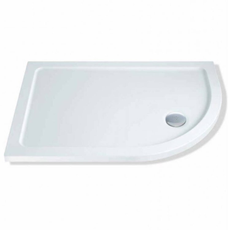 MX Elements 1400 x 800mm Right Hand Offset Quadrant Flat Top Shower Tray