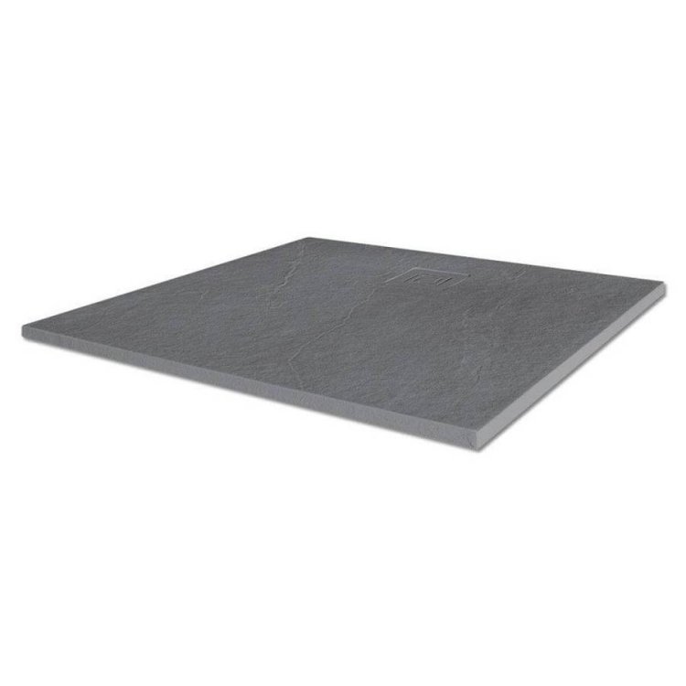 Merlyn Truestone Fossil Grey 900 x 900mm Square Shower Tray