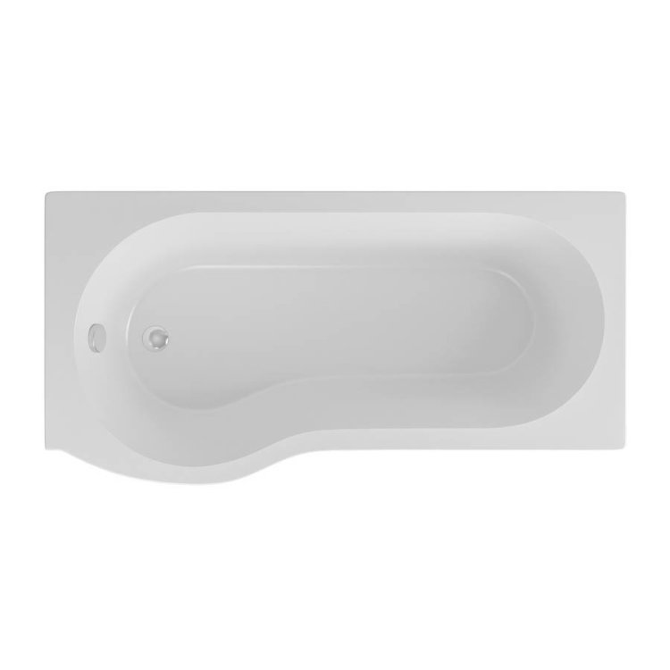 Beaufort Shannon 1700 x 850mm RH P Shaped 4mm Bath