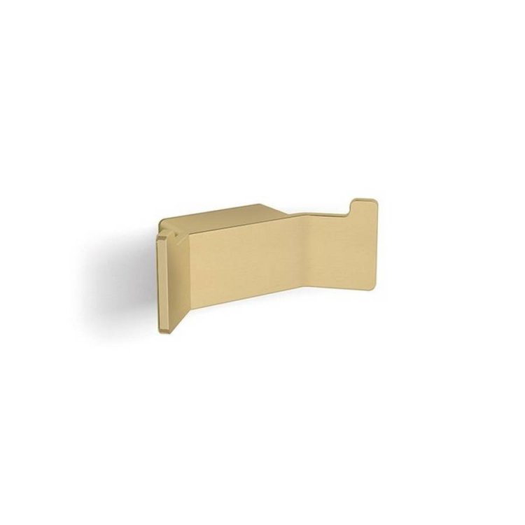 HiB Atto Brushed Brass Toilet Roll Holder