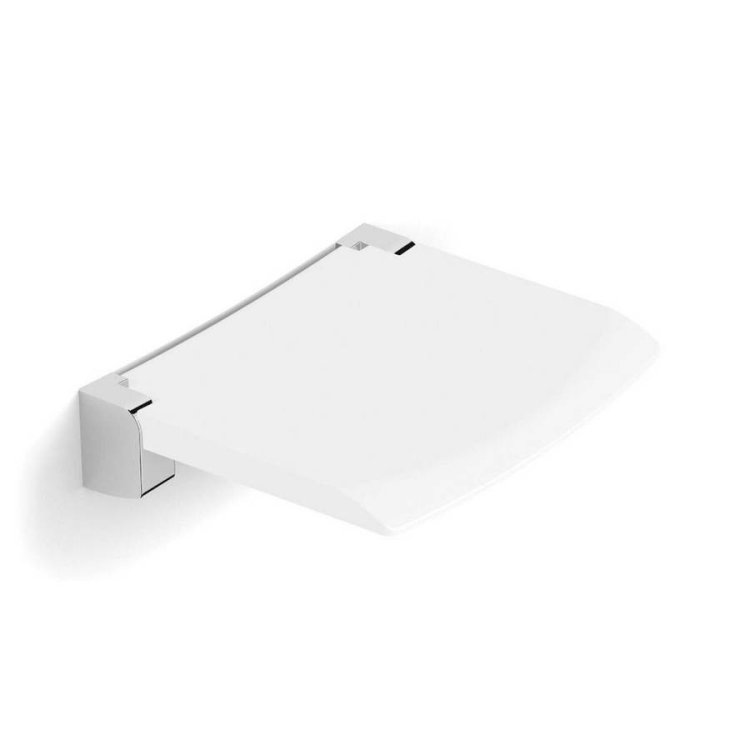 HiB White Shower Seat