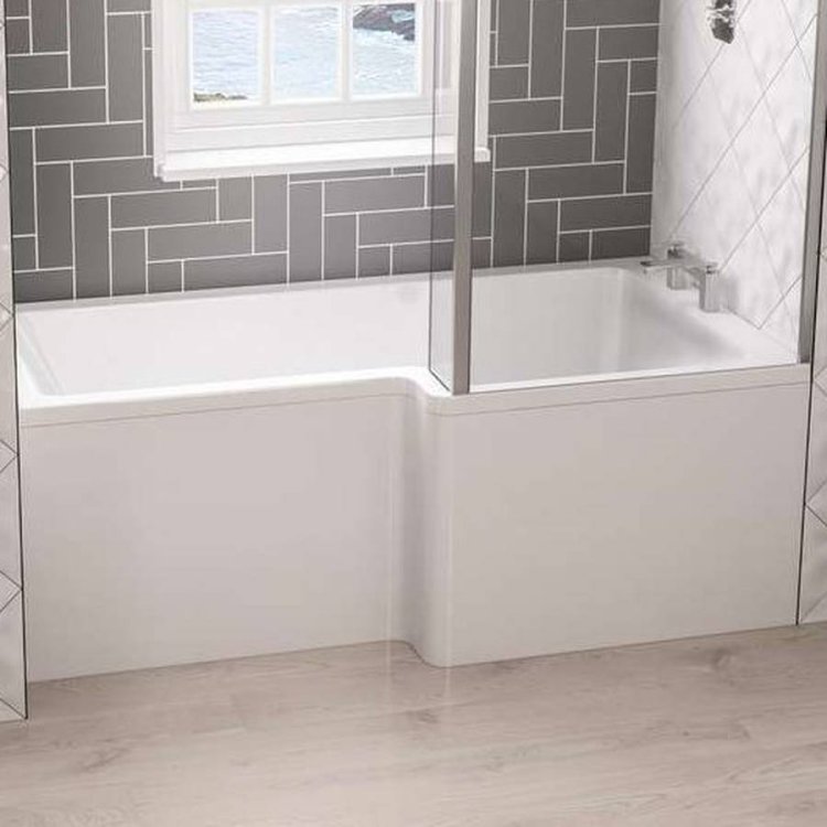 Beaufort Portland 1600 x 560mm L Shaped Bath Panel