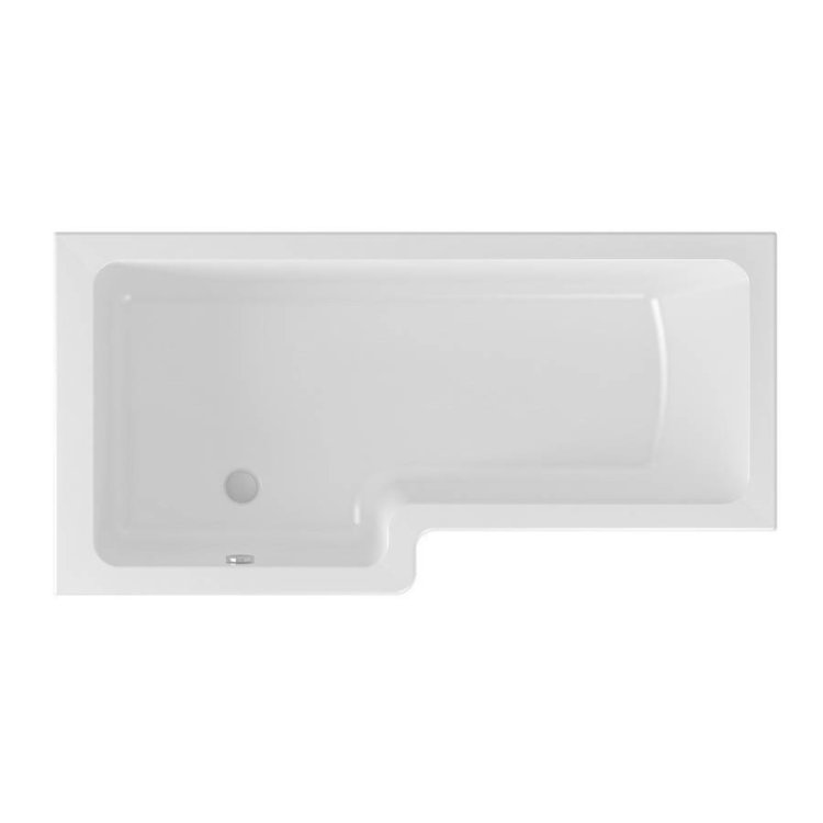 Beaufort Portland 1700 x 850mm LH L Shaped Reinforced Bath