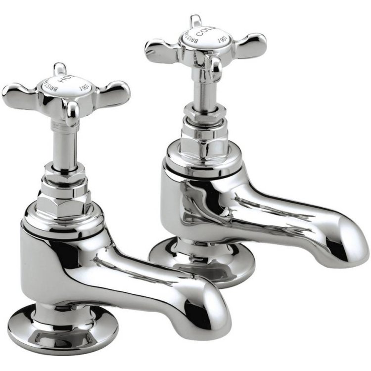 Bristan 1901 Chrome Bath Taps