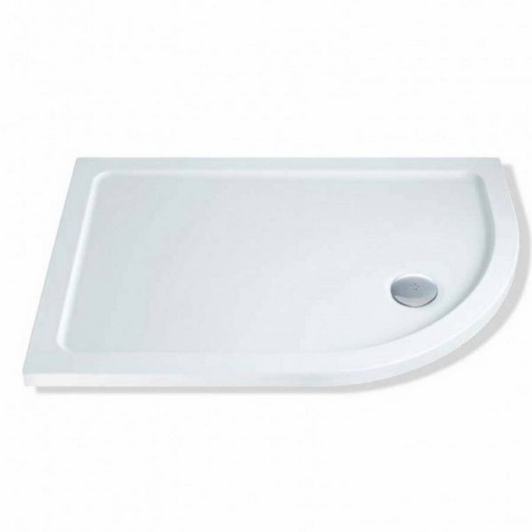 MX Ducostone 1200 x 900 RH Offset Quadrant Low Profile Shower Tray with Waste