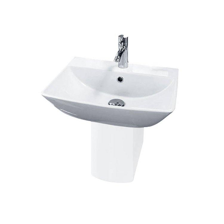 Essential Jasmine 500mm Basin 1 Tap Hole 