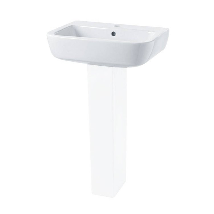 Essential Orchid 520mm Basin 1 Tap Hole