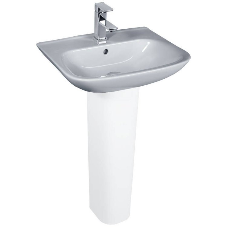 Essential Violet 520mm 1 Tap Hole Basin 