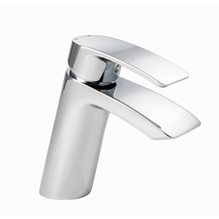 Essential Pisco Mono Basin Mixer with Click Clack Waste