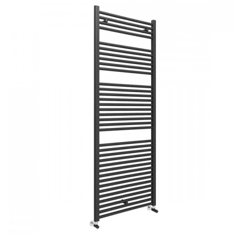 Essential Straight Anthracite 1420 x 600mm Towel Warmer