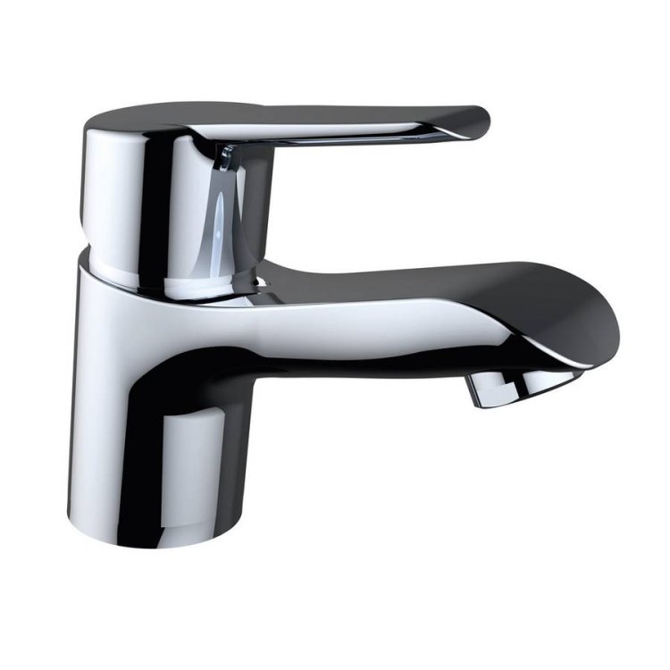 Essential Napo Mini Basin Mixer with Click Clack Waste