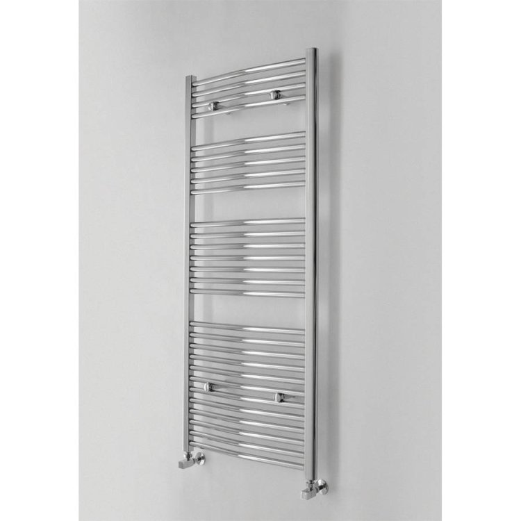 Essential Curved Chrome 1430 x 500mm Towel Warmer