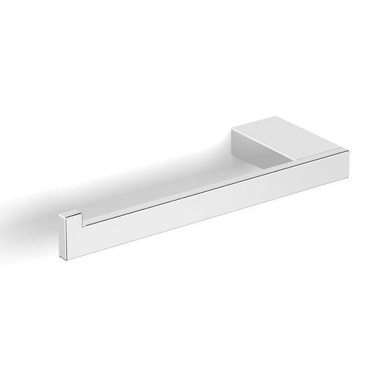 Essential Urban Square Chrome LH Toilet Roll Holder