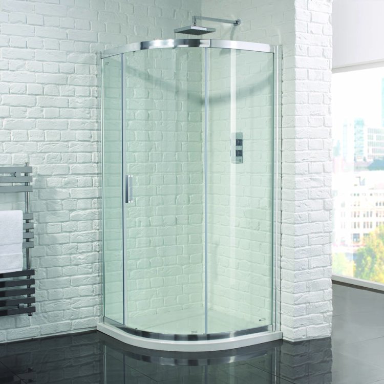 Aquadart Venturi 6 1200x800mm Single Door Offset Quadrant Shower Enclosure