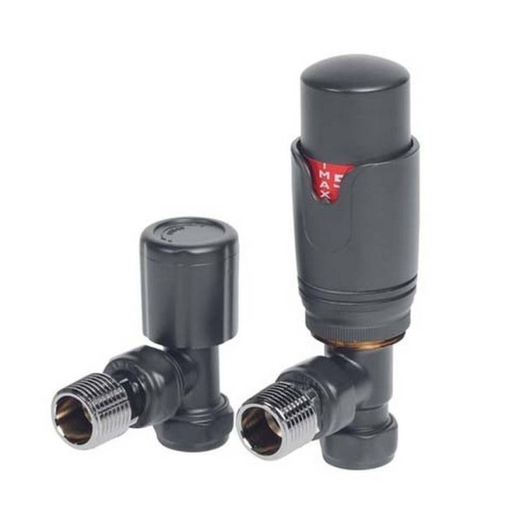 Redroom Volcanic Angled Thermostatic Valve Pack