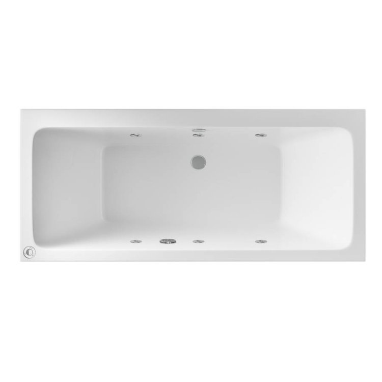 Beaufort Portland DE 1700 x 750mm 6 Jet Whirlpool Reinforced Bath