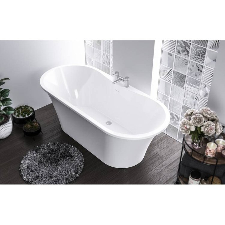 Beaufort Margravine White 1660 Freestanding Bath