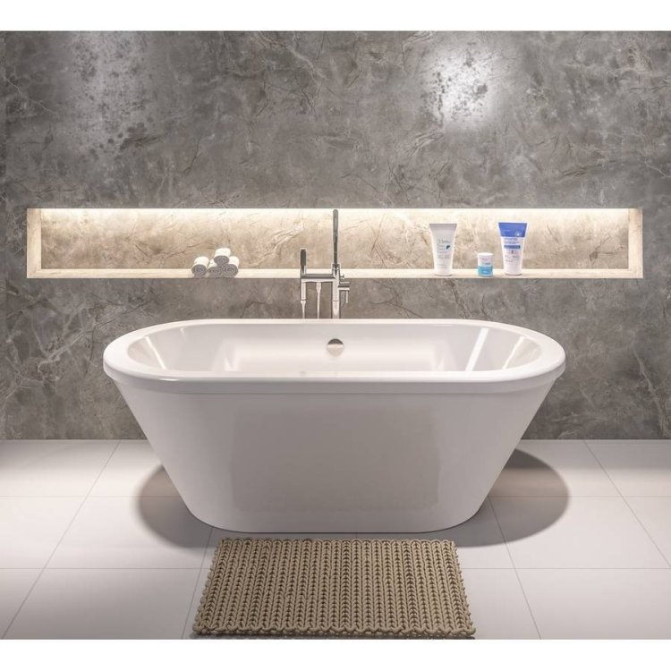 Beaufort Humber White 1800 Freestanding Bath